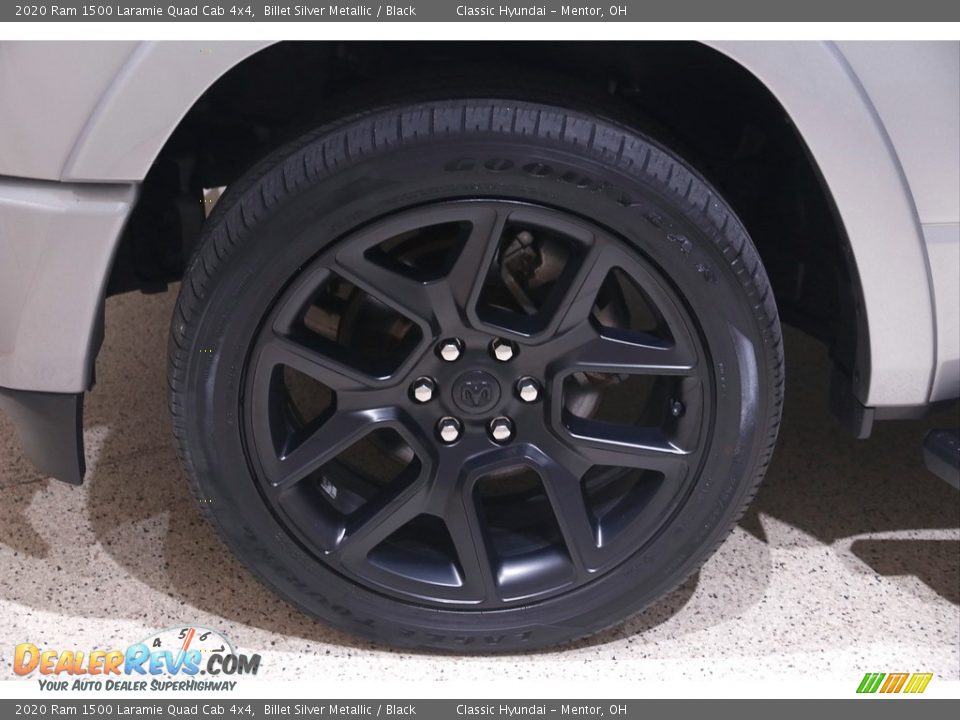2020 Ram 1500 Laramie Quad Cab 4x4 Billet Silver Metallic / Black Photo #23