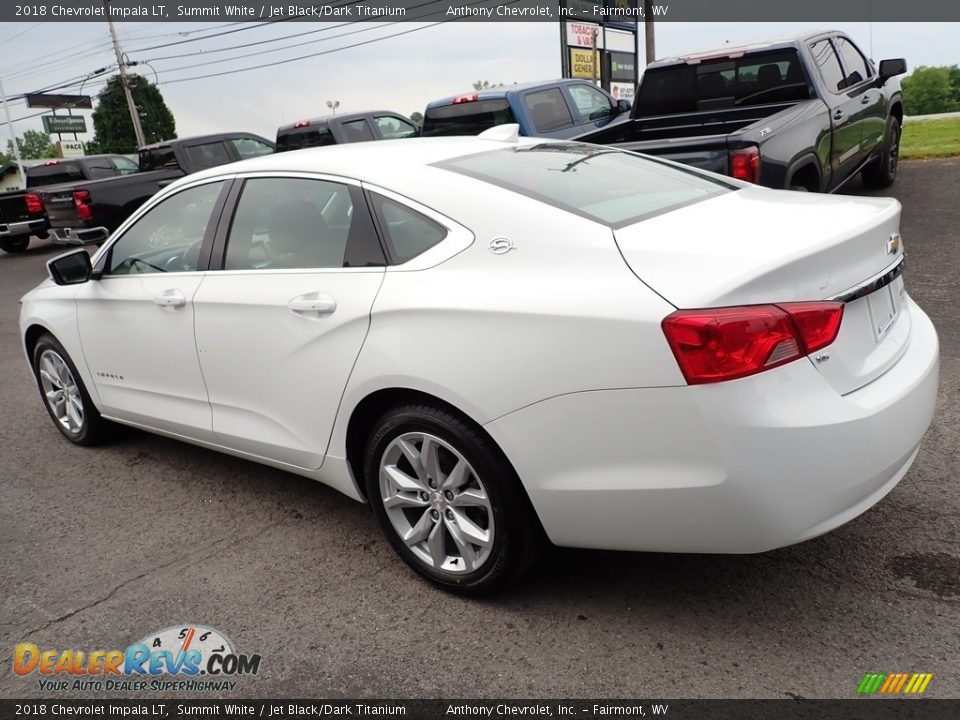 2018 Chevrolet Impala LT Summit White / Jet Black/Dark Titanium Photo #6