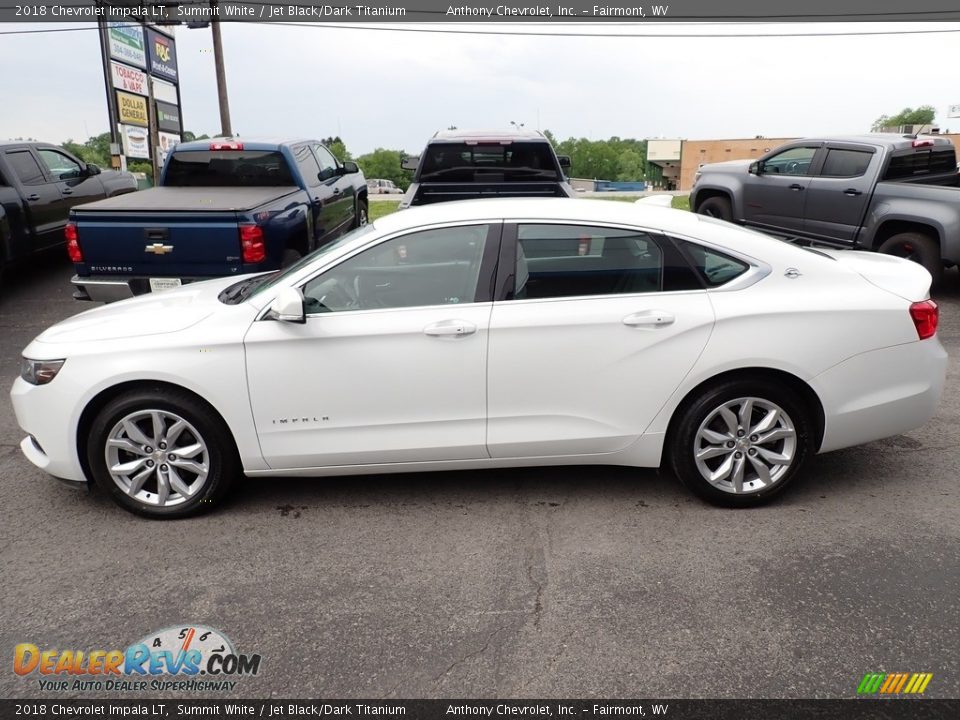 2018 Chevrolet Impala LT Summit White / Jet Black/Dark Titanium Photo #7