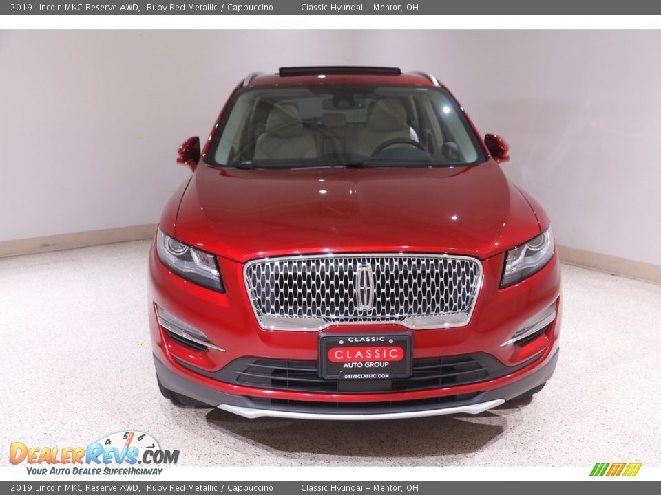 2019 Lincoln MKC Reserve AWD Ruby Red Metallic / Cappuccino Photo #2