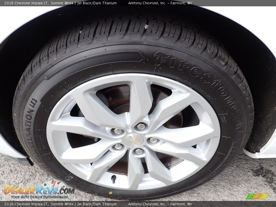 2018 Chevrolet Impala LT Summit White / Jet Black/Dark Titanium Photo #10