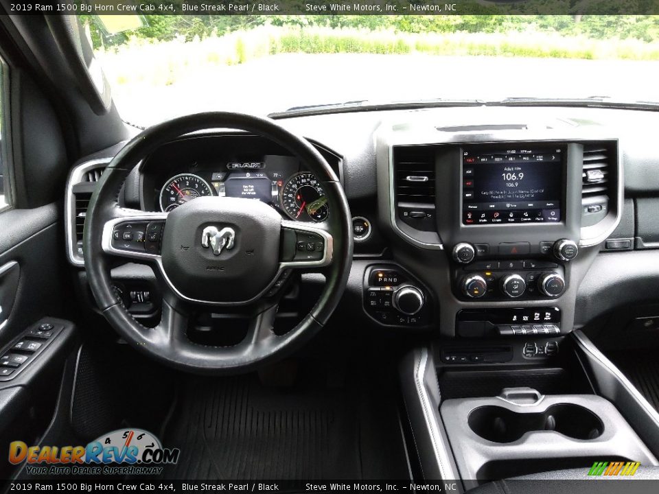 2019 Ram 1500 Big Horn Crew Cab 4x4 Blue Streak Pearl / Black Photo #20
