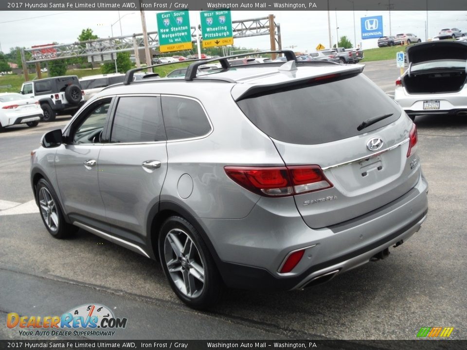 2017 Hyundai Santa Fe Limited Ultimate AWD Iron Frost / Gray Photo #8