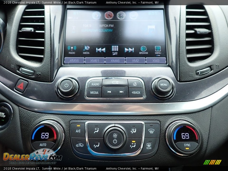 2018 Chevrolet Impala LT Summit White / Jet Black/Dark Titanium Photo #19