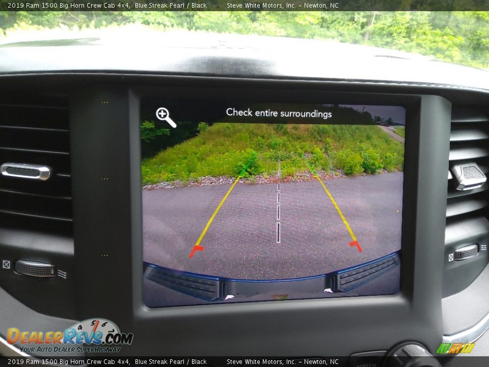 2019 Ram 1500 Big Horn Crew Cab 4x4 Blue Streak Pearl / Black Photo #27