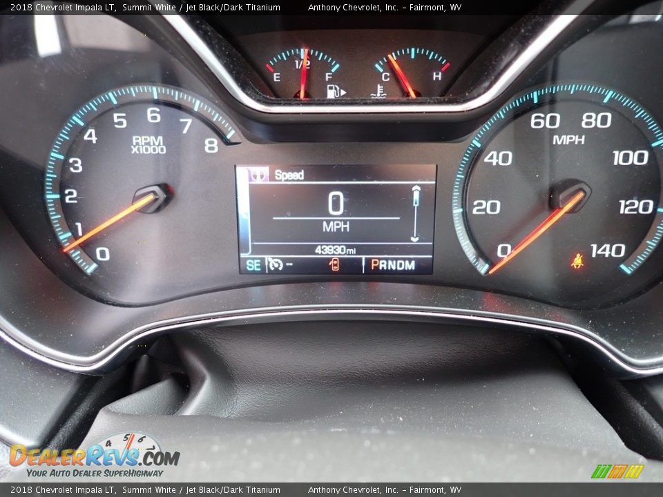 2018 Chevrolet Impala LT Summit White / Jet Black/Dark Titanium Photo #20