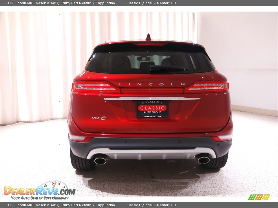 2019 Lincoln MKC Reserve AWD Ruby Red Metallic / Cappuccino Photo #21