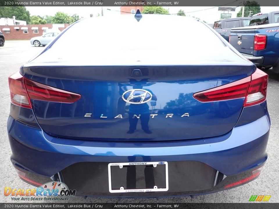 2020 Hyundai Elantra Value Edition Lakeside Blue / Gray Photo #4