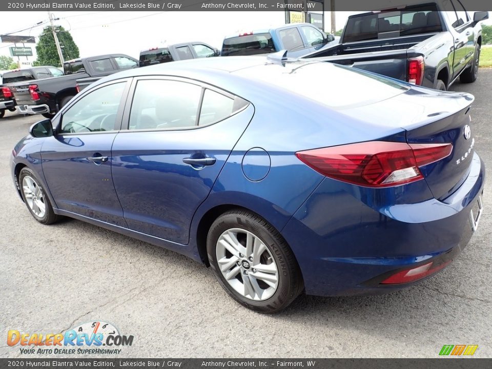 2020 Hyundai Elantra Value Edition Lakeside Blue / Gray Photo #6