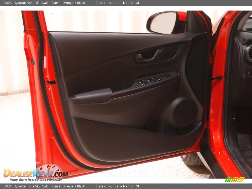 2020 Hyundai Kona SEL AWD Sunset Orange / Black Photo #4