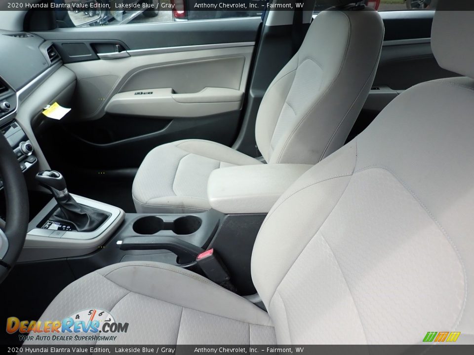 2020 Hyundai Elantra Value Edition Lakeside Blue / Gray Photo #11