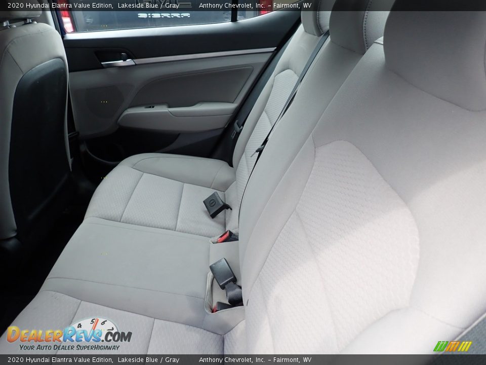 2020 Hyundai Elantra Value Edition Lakeside Blue / Gray Photo #12