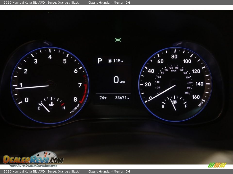 2020 Hyundai Kona SEL AWD Sunset Orange / Black Photo #8