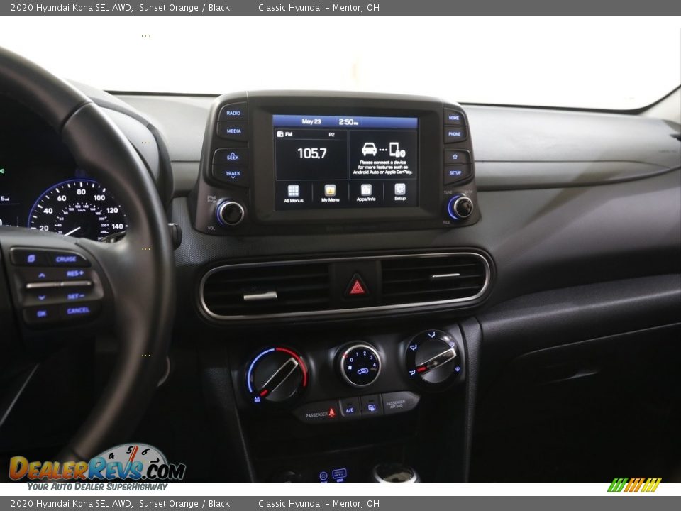 2020 Hyundai Kona SEL AWD Sunset Orange / Black Photo #9