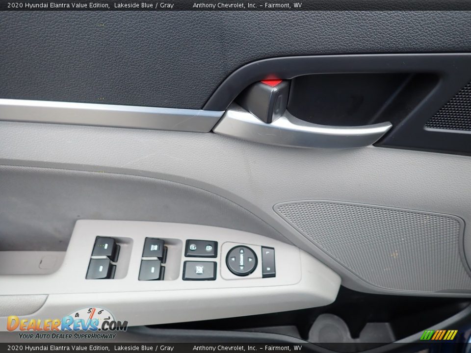 2020 Hyundai Elantra Value Edition Lakeside Blue / Gray Photo #14