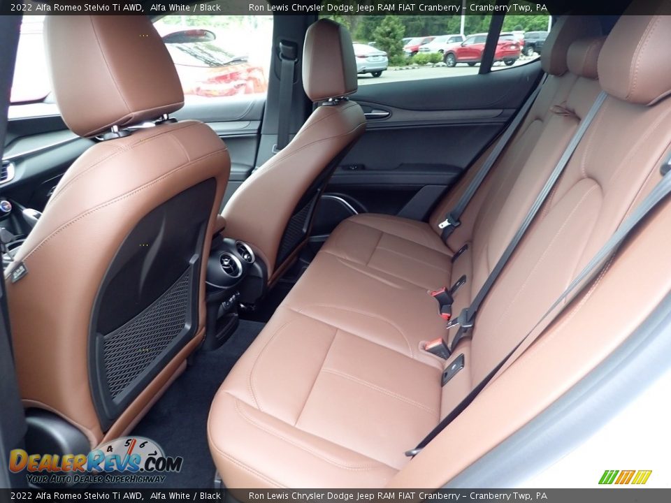 Rear Seat of 2022 Alfa Romeo Stelvio Ti AWD Photo #13