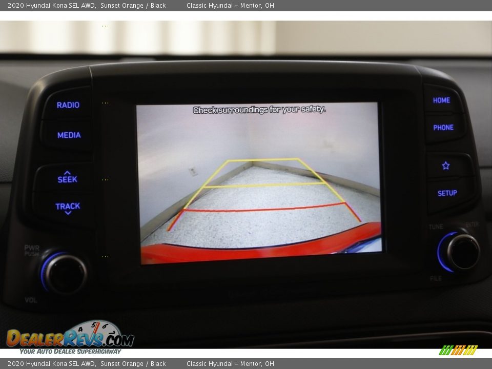 2020 Hyundai Kona SEL AWD Sunset Orange / Black Photo #11