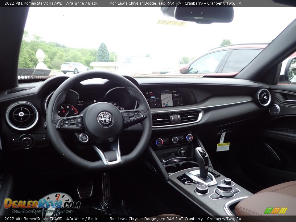 Dashboard of 2022 Alfa Romeo Stelvio Ti AWD Photo #14