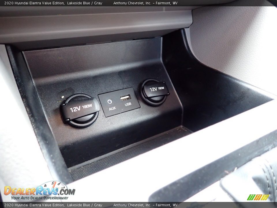 2020 Hyundai Elantra Value Edition Lakeside Blue / Gray Photo #16