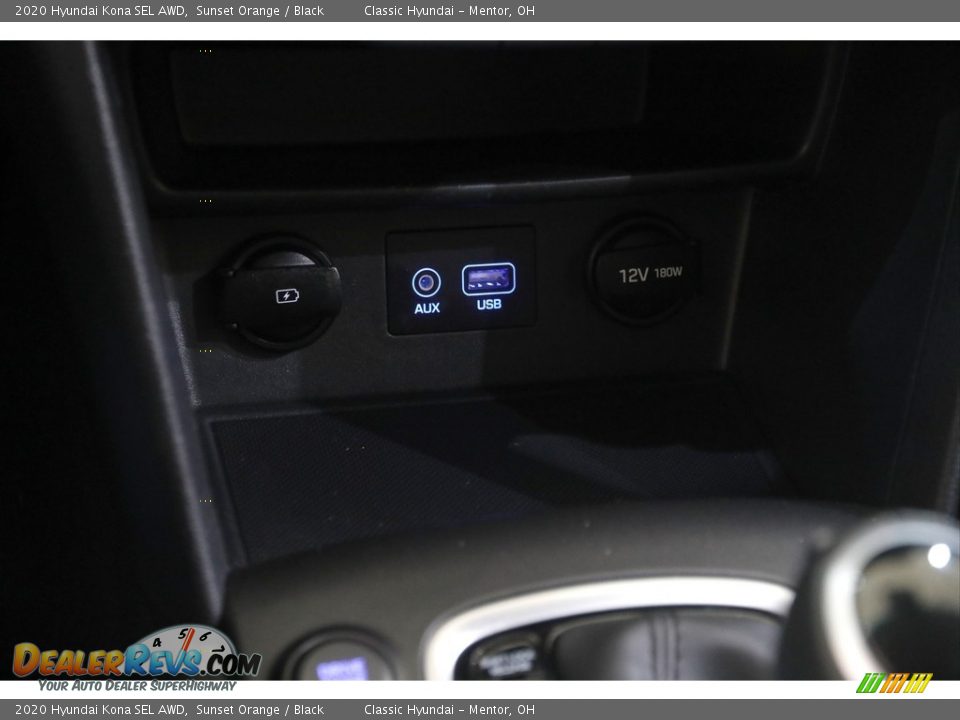 2020 Hyundai Kona SEL AWD Sunset Orange / Black Photo #12