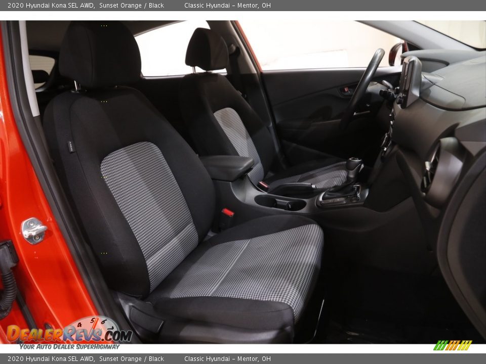 2020 Hyundai Kona SEL AWD Sunset Orange / Black Photo #14