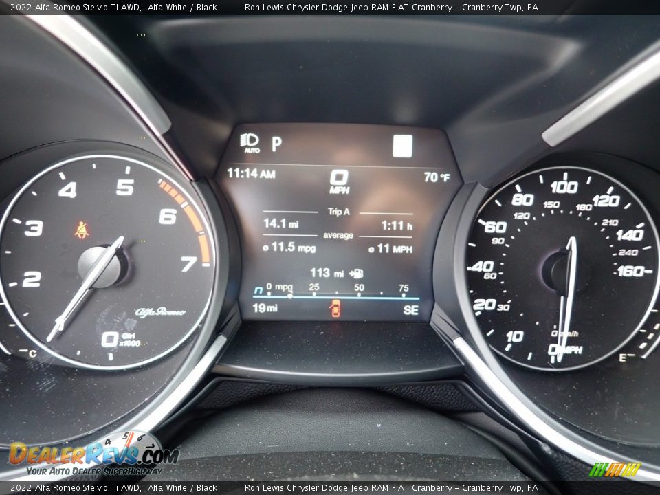 2022 Alfa Romeo Stelvio Ti AWD Gauges Photo #18