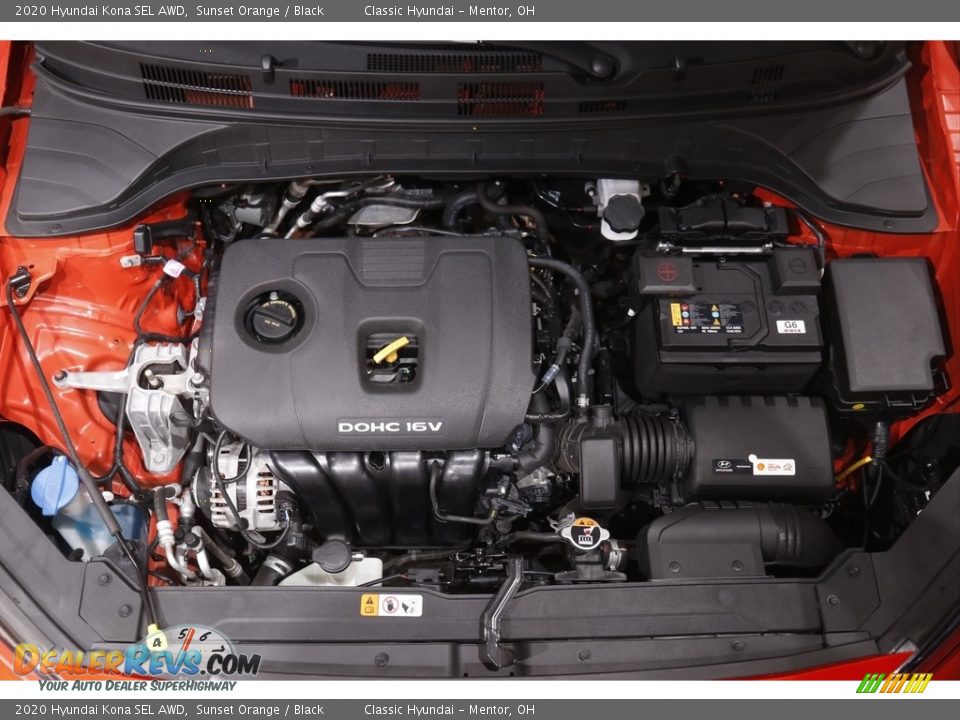 2020 Hyundai Kona SEL AWD Sunset Orange / Black Photo #18