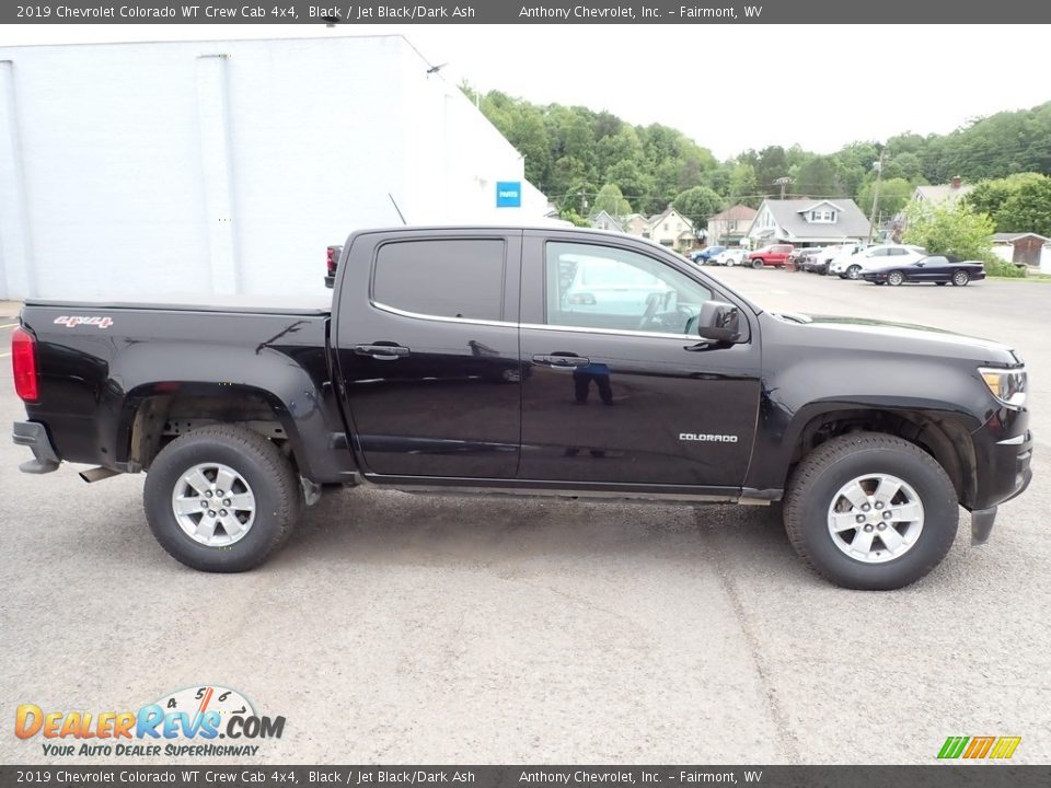 2019 Chevrolet Colorado WT Crew Cab 4x4 Black / Jet Black/Dark Ash Photo #2