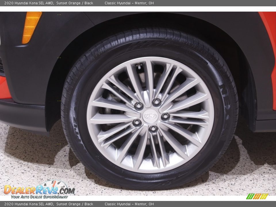 2020 Hyundai Kona SEL AWD Sunset Orange / Black Photo #19