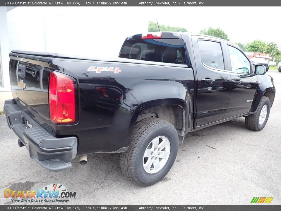 2019 Chevrolet Colorado WT Crew Cab 4x4 Black / Jet Black/Dark Ash Photo #3