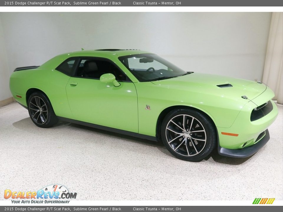 Sublime Green Pearl 2015 Dodge Challenger R/T Scat Pack Photo #1