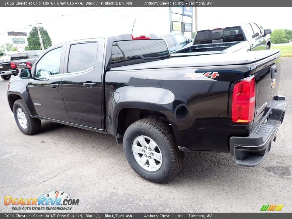 2019 Chevrolet Colorado WT Crew Cab 4x4 Black / Jet Black/Dark Ash Photo #6