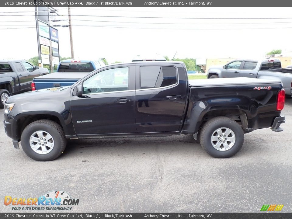 2019 Chevrolet Colorado WT Crew Cab 4x4 Black / Jet Black/Dark Ash Photo #7