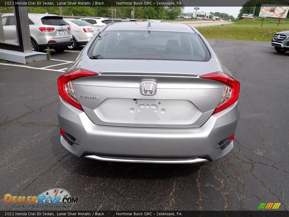 2021 Honda Civic EX Sedan Lunar Silver Metallic / Black Photo #5