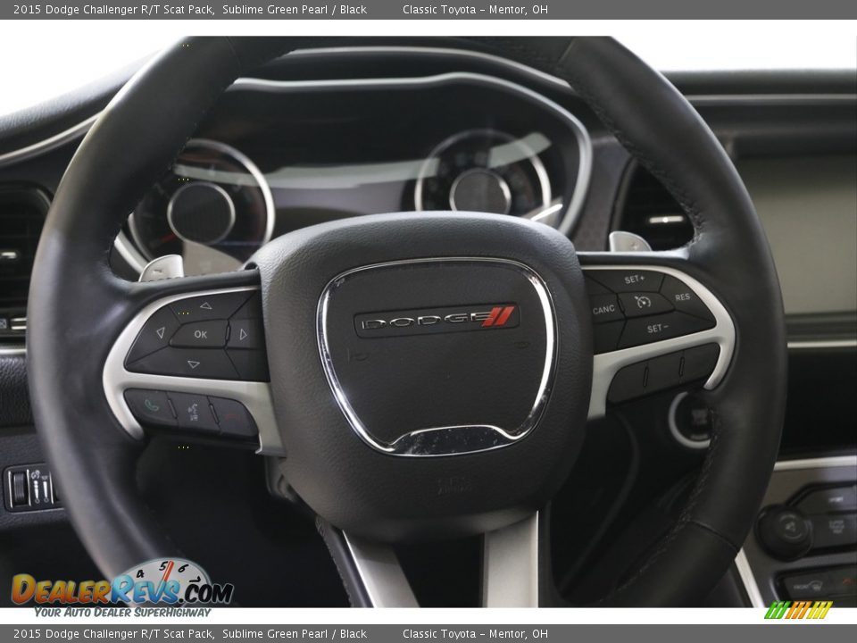 2015 Dodge Challenger R/T Scat Pack Steering Wheel Photo #7