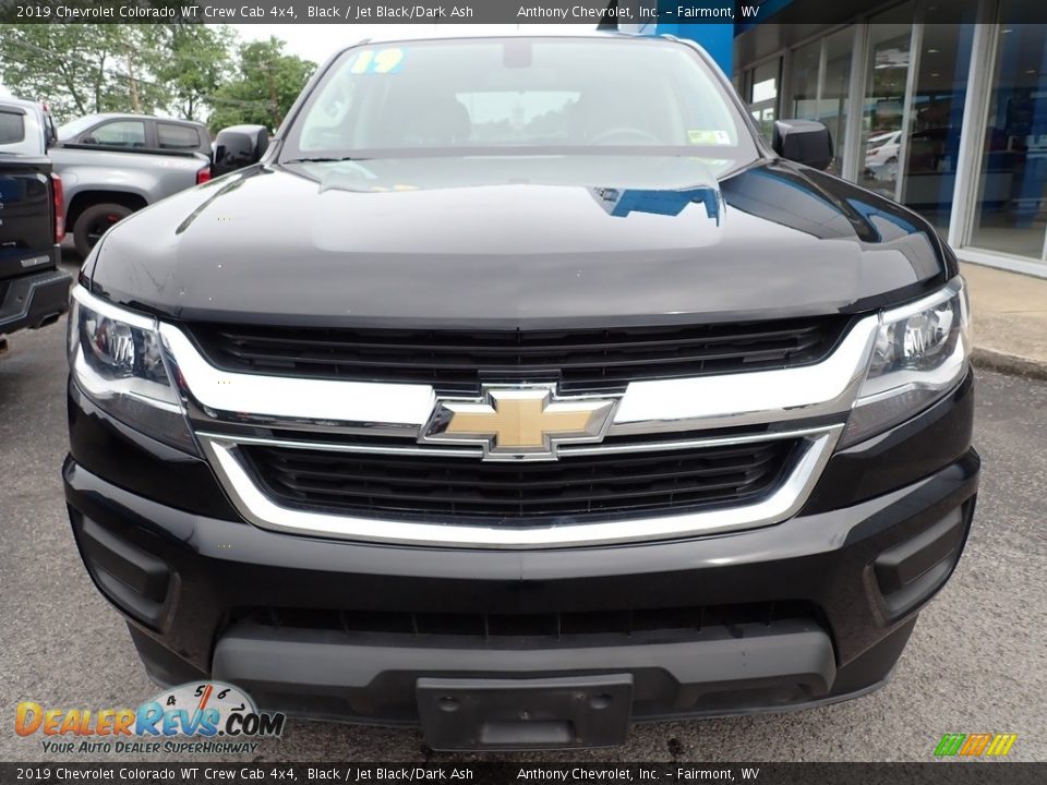 2019 Chevrolet Colorado WT Crew Cab 4x4 Black / Jet Black/Dark Ash Photo #9