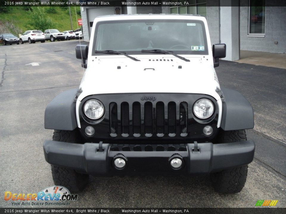 2016 Jeep Wrangler Willys Wheeler 4x4 Bright White / Black Photo #7