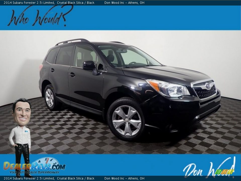 2014 Subaru Forester 2.5i Limited Crystal Black Silica / Black Photo #1