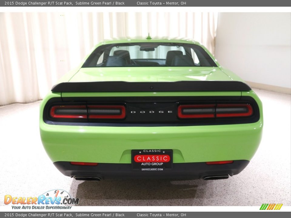 2015 Dodge Challenger R/T Scat Pack Sublime Green Pearl / Black Photo #20