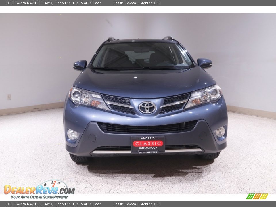 2013 Toyota RAV4 XLE AWD Shoreline Blue Pearl / Black Photo #2