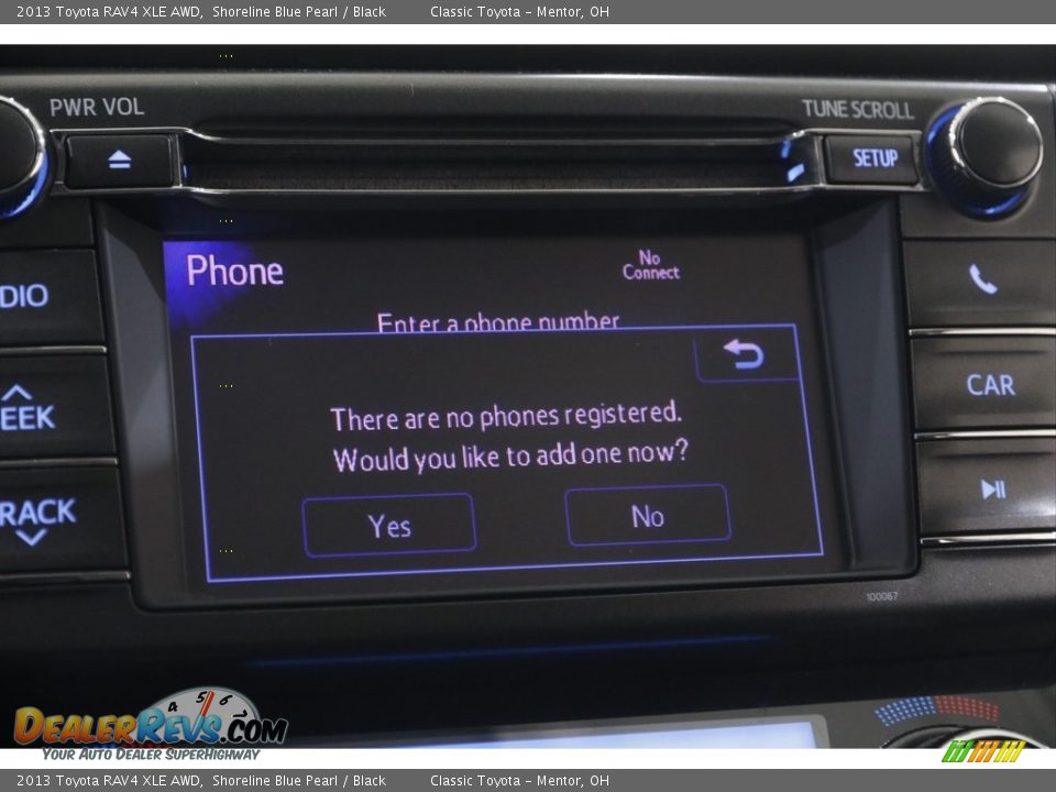 2013 Toyota RAV4 XLE AWD Shoreline Blue Pearl / Black Photo #11