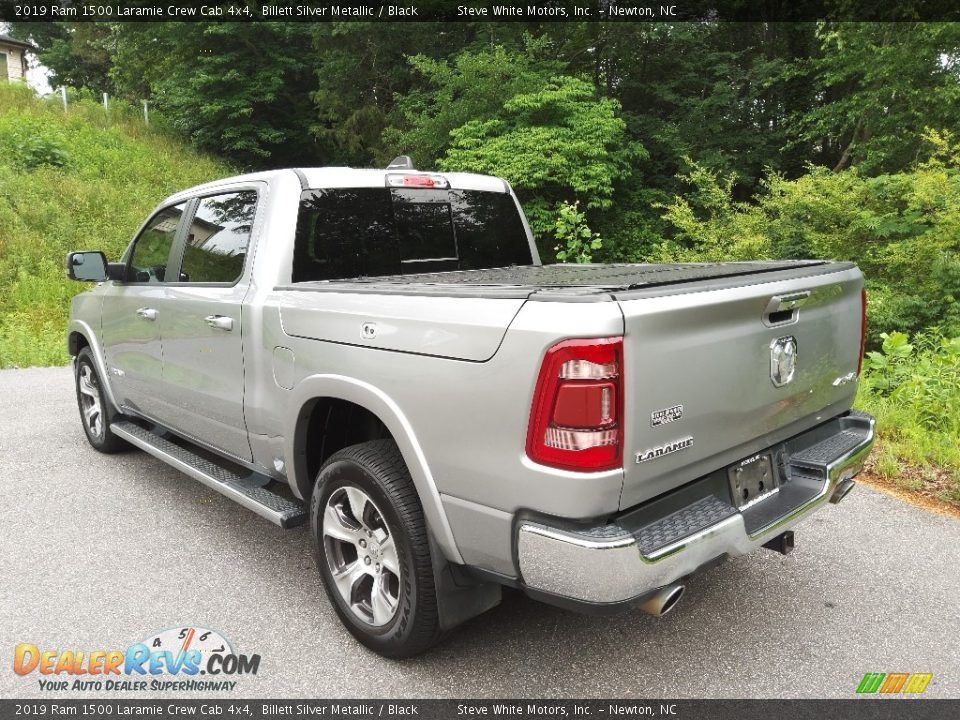 2019 Ram 1500 Laramie Crew Cab 4x4 Billett Silver Metallic / Black Photo #11