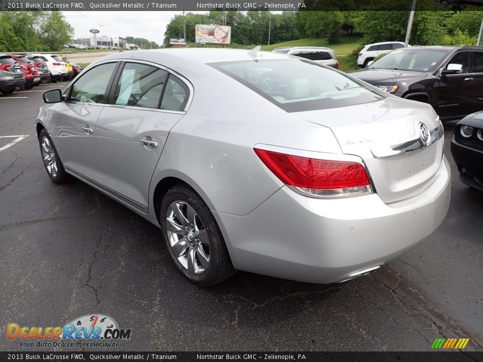 2013 Buick LaCrosse FWD Quicksilver Metallic / Titanium Photo #3