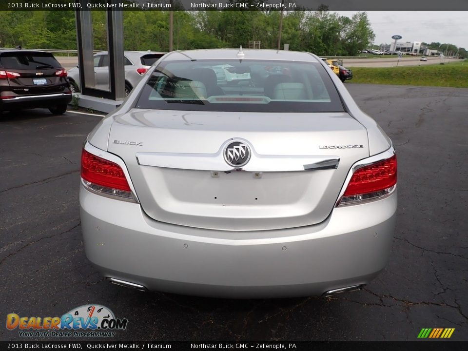 2013 Buick LaCrosse FWD Quicksilver Metallic / Titanium Photo #5