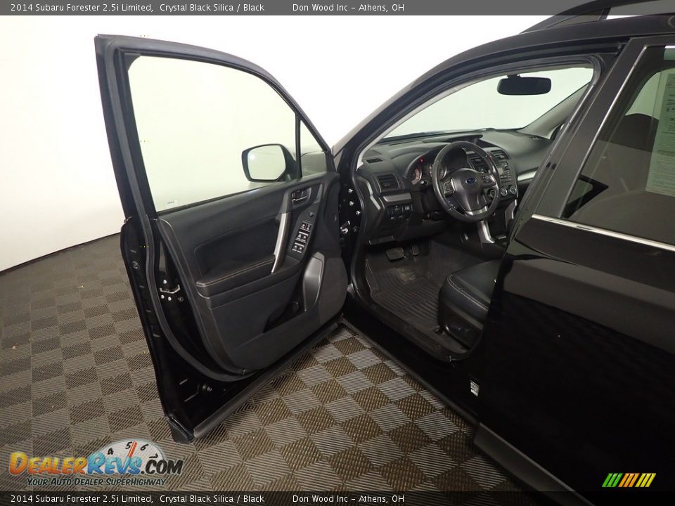 2014 Subaru Forester 2.5i Limited Crystal Black Silica / Black Photo #23