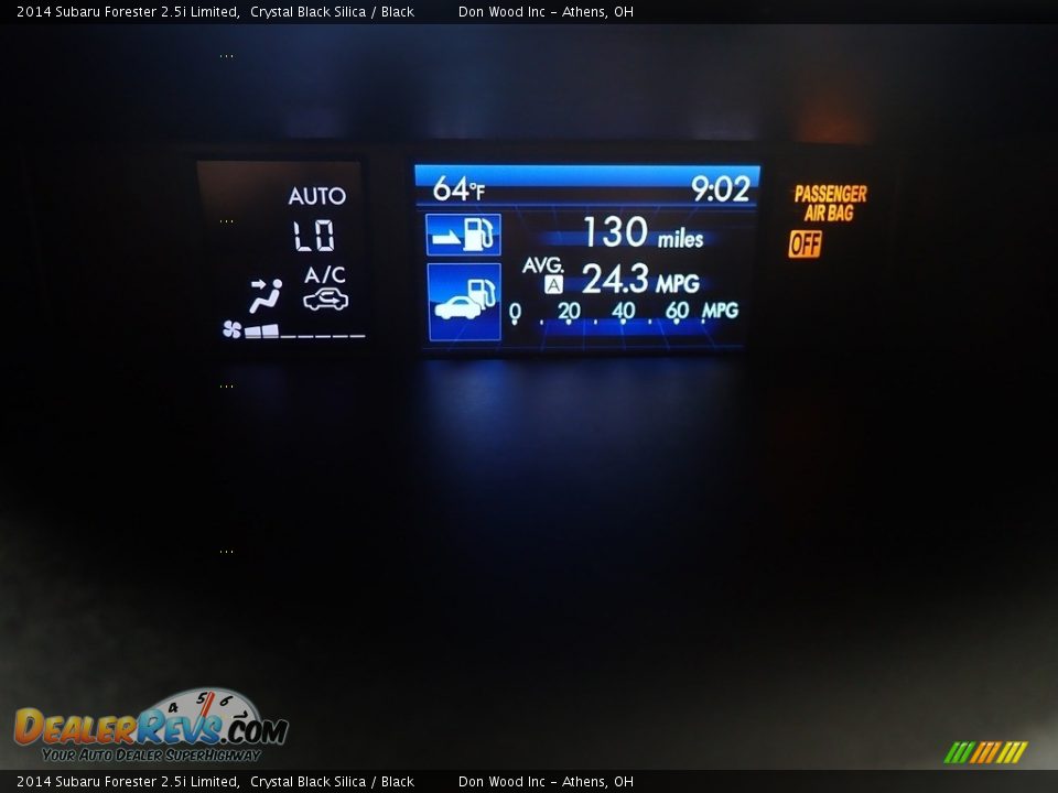 2014 Subaru Forester 2.5i Limited Crystal Black Silica / Black Photo #29