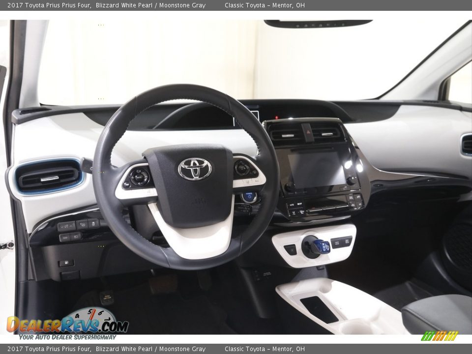 2017 Toyota Prius Prius Four Blizzard White Pearl / Moonstone Gray Photo #6