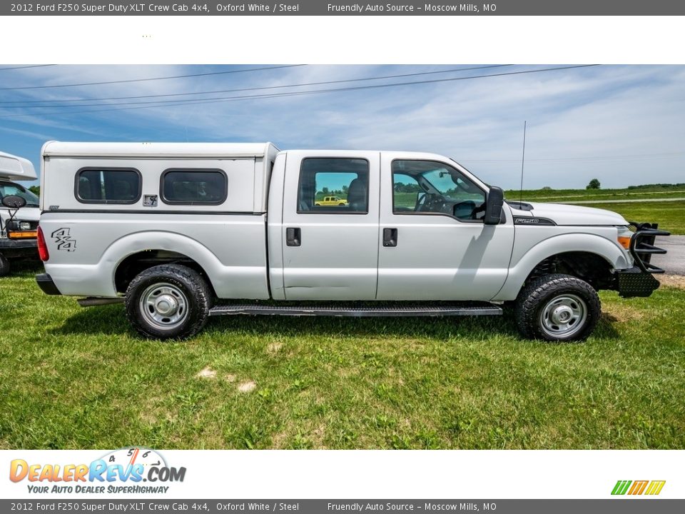 2012 Ford F250 Super Duty XLT Crew Cab 4x4 Oxford White / Steel Photo #3