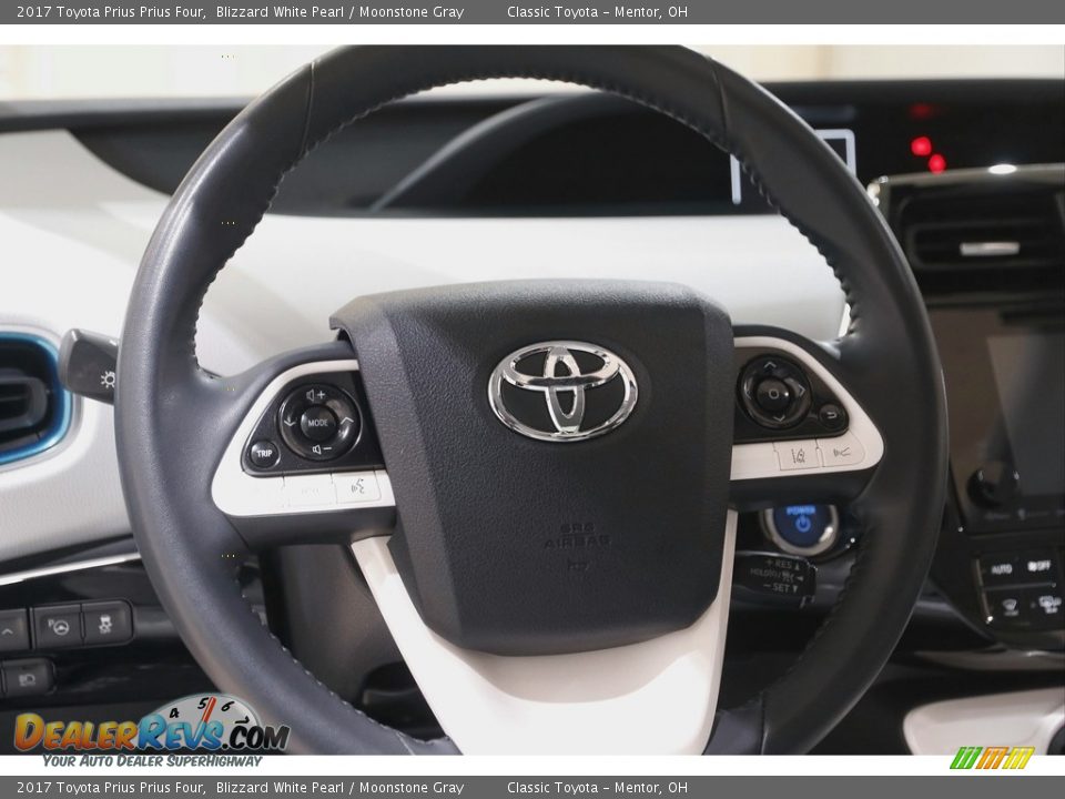 2017 Toyota Prius Prius Four Blizzard White Pearl / Moonstone Gray Photo #7