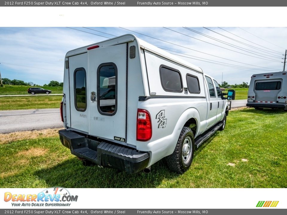 2012 Ford F250 Super Duty XLT Crew Cab 4x4 Oxford White / Steel Photo #4